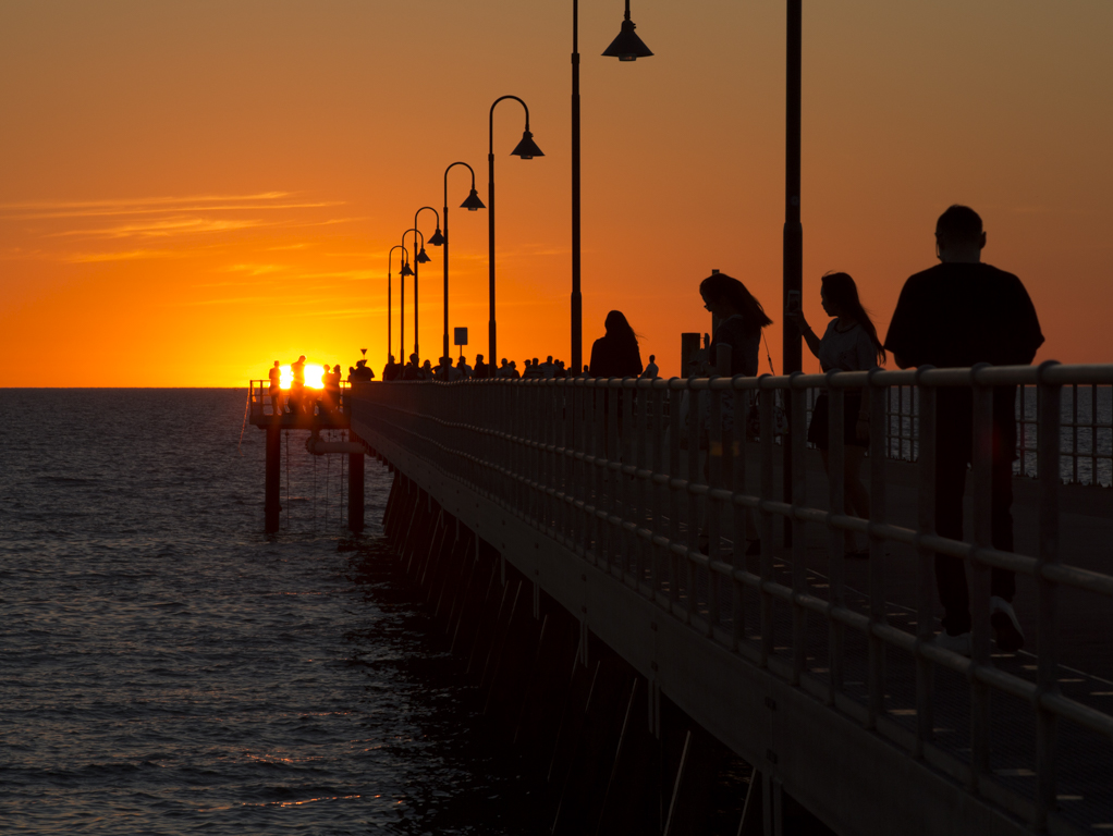 Sunset at Glenelg Jetty9Huy Chiem Silhouettes Competition, April 2017