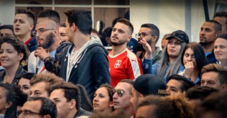 Ruth Benson Watching Soccer Highly Commended 320x240 April 2019   Street Photography