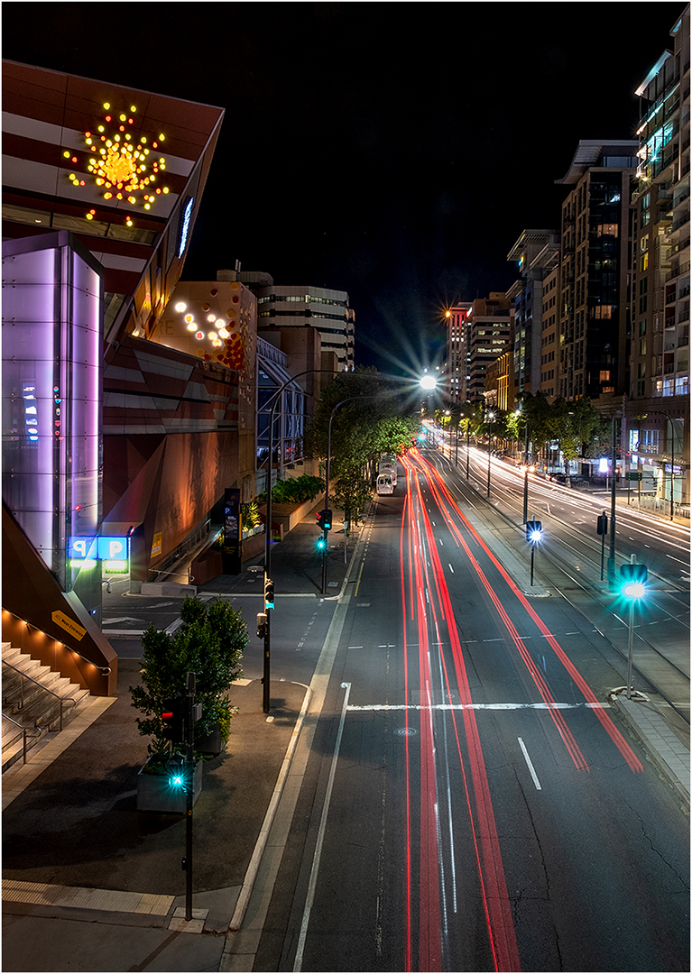 John Hodgson North Terrace by Night Highly Commended May 2019   Architecture