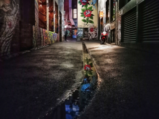 Suzanne Opitz Reflections in Melbournes Acdc Lane 9 Digital Projected Open A Grade 320x240 August 2019   Speed & Motion