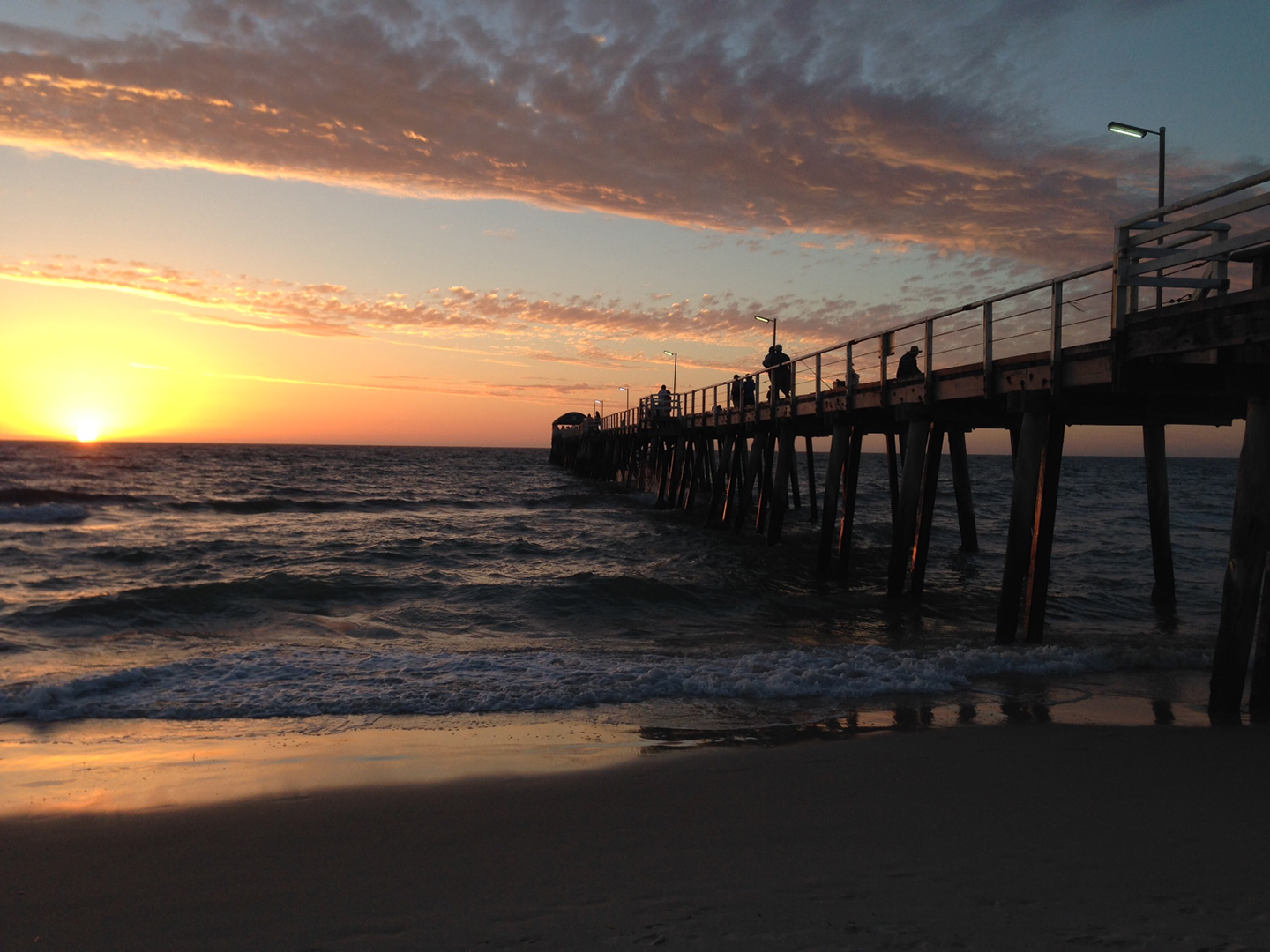 Rob Bowker Sunset at Henley Beach Highly Commended February 2020   The Golden Hour