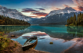 Peter Barrien First Light at Emerald Lake Top Merit 320x240 April 2020   Minimalist