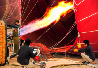 Merit Rob Bowker Inflating the Balloon 9 320x240 September 2020   Night Photography