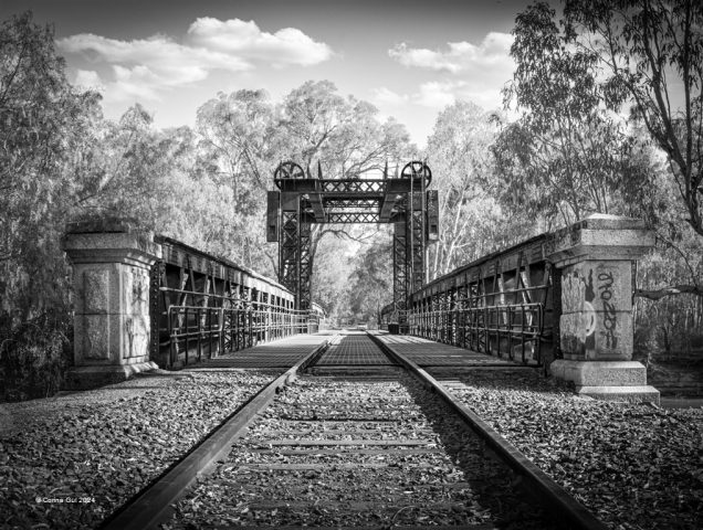 Gul CorinaMurray River Road and Railway Bridge Tocumwal NSW9Merit 640x480 February 2024   Stairs/Staircases/Escalators