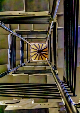 Pickles MartinSquare to the Spiral Staircase Abstract8Highly Commended 640x480 February 2024   Stairs/Staircases/Escalators