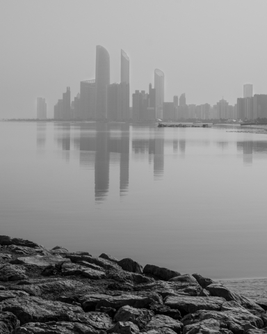 Ioannou Michael Mono Print Set A Grade 9 Abu Dhabi in Morning Fog 1 640x480 September 2022   Reflections