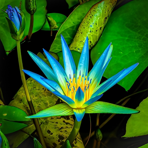 Colour Print Open A Grade Pickles Martin 9 Botanical Garden Waterlily Abstract 1 1 640x480 March 2023   Human or Animal Action