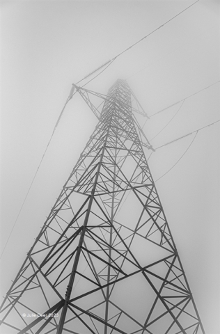 Deer Julie Power Tower in the Mist 9 Mono Print Open A Grade EFIAP AAPS 6 640x480 August 2023   More than Two